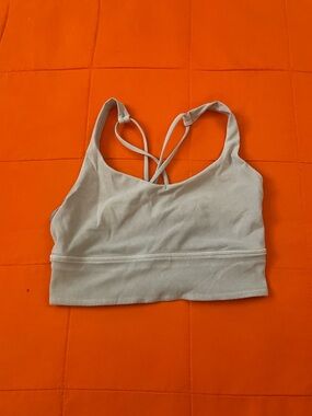 Lululemon sports Bra Womens 6 Gray Running & Gym Athletic Sportswear Casual